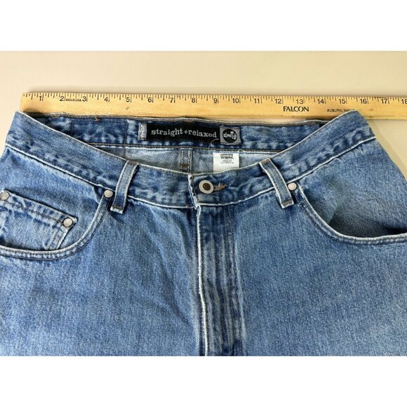 VTG Silvertab Levi's 34x30 Straight +Relaxed (Actual 31x28) USA Grunge Jeans GUC - Picture 9 of 9